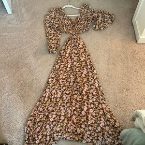 Maxi cutout dress